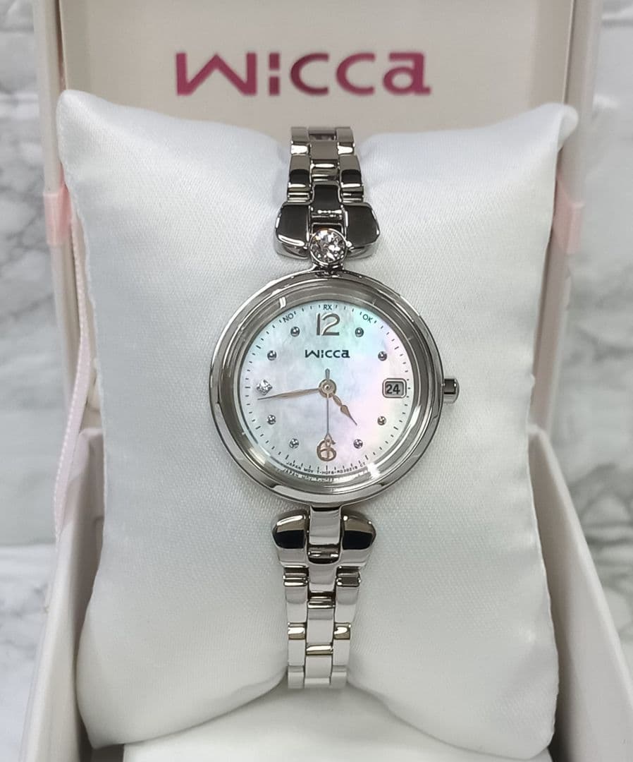 【CITIZEN】wicca/ウィッカ/電波時計/ソーラテック電波/レディース