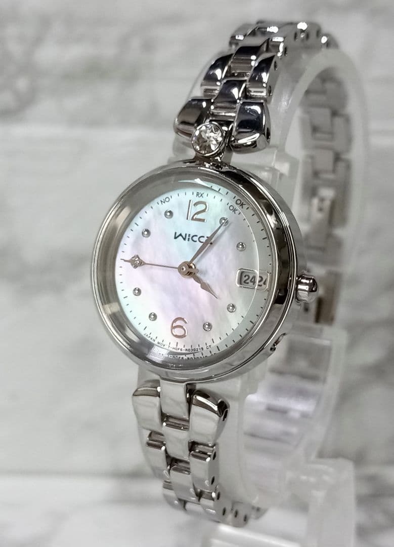 【CITIZEN】wicca/ウィッカ/電波時計/ソーラテック電波/レディース