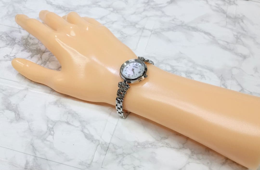 【CITIZEN】wicca/ウィッカ/電波時計/ソーラテック電波/レディース