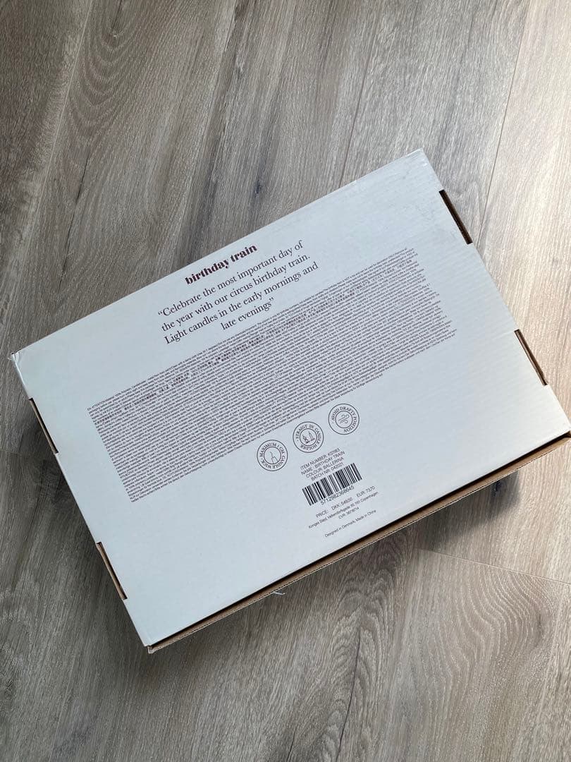 【新品】コンゲススロイド バースデートレイン お誕生日 子供 女の子