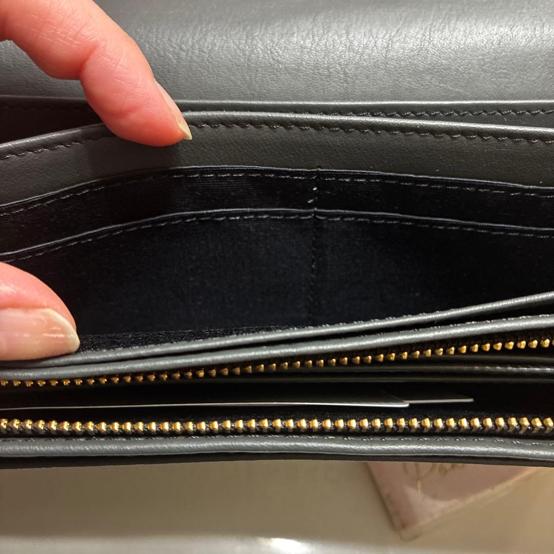 LANVIN en Bleu グレー 長財布