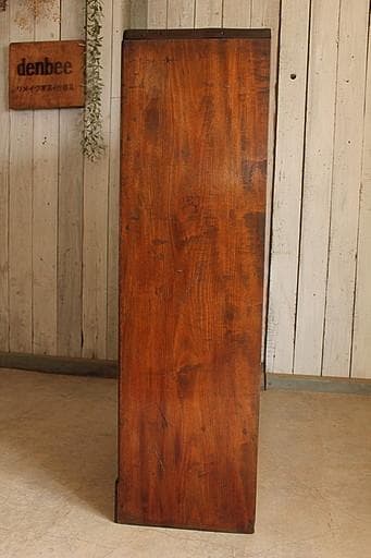 雰囲気の良い古い木製の引き出し7杯　書類棚　収納　古家具　古民家　アンティーク