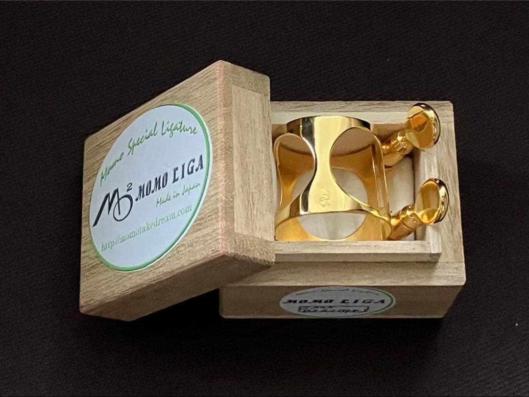 モモリガ ソプラノサックス用 真鍮ヨコGP