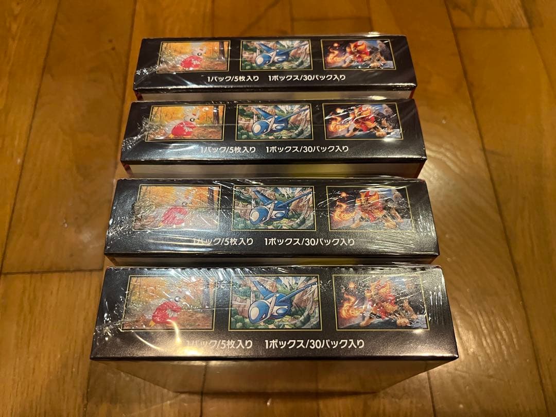 ポケモンカードゲーム メガシンフォニア4box 未開封シュリンク付き