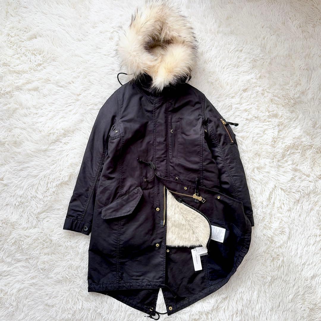 【未使用】 ARC y2k aichives マルチウェイモッズコート　ファー