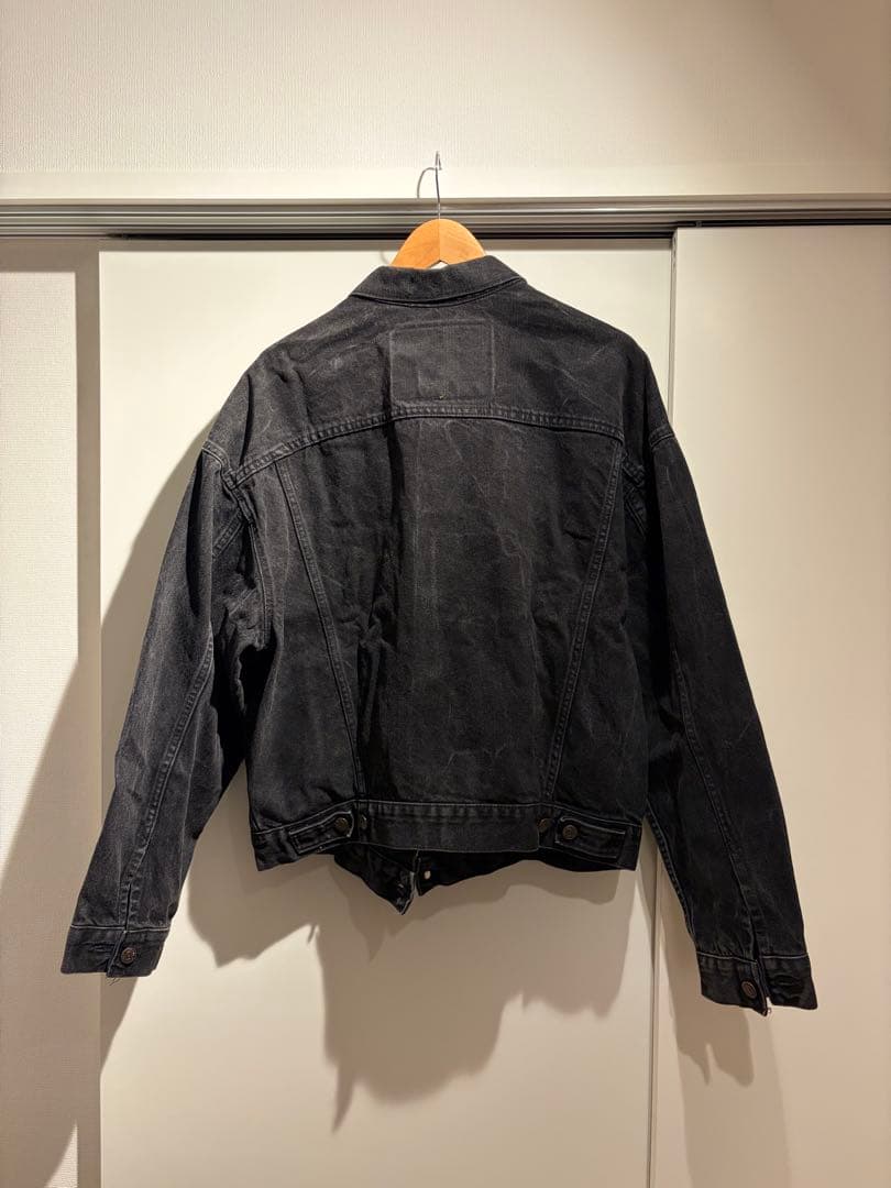 Levi's ブラックデニムジャケット L made in USA