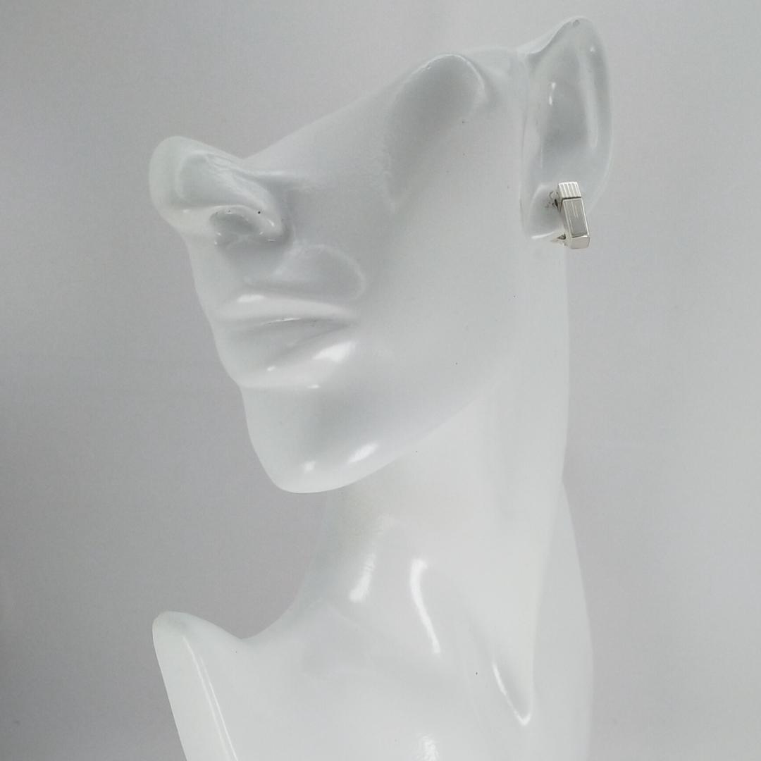 ★SALE★【GUCCI】オールドグッチ　ブロック　ピアス　1547