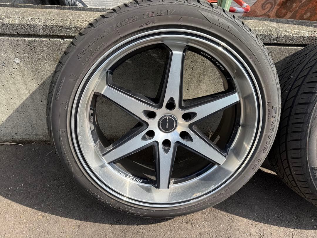 プラド150 エムズスピード　22インチ ホイールセット