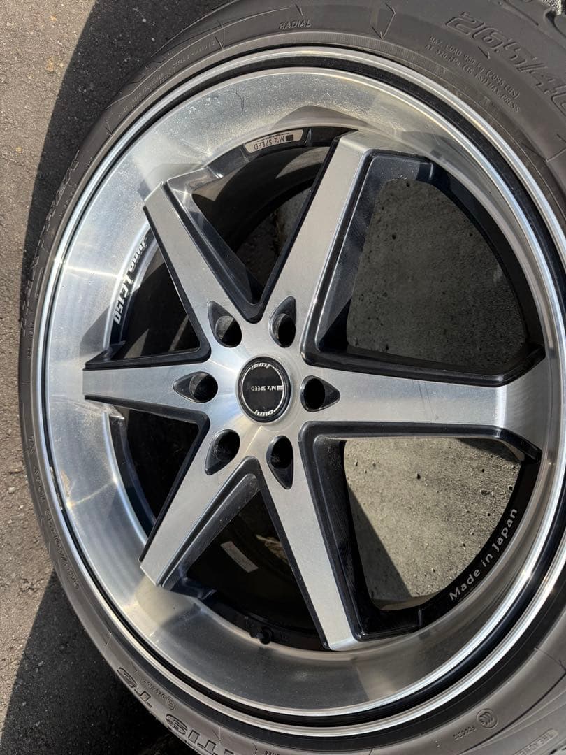 プラド150 エムズスピード　22インチ ホイールセット