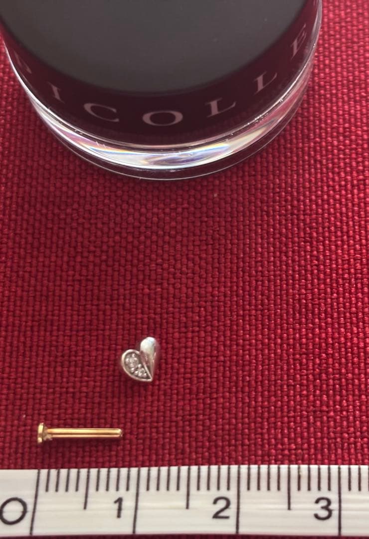 picolletダイヤモンド ハートピアス