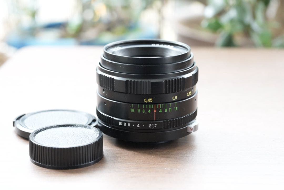 希少 分解清掃済み Zenitar-M 50mm f1.7 M42マウント