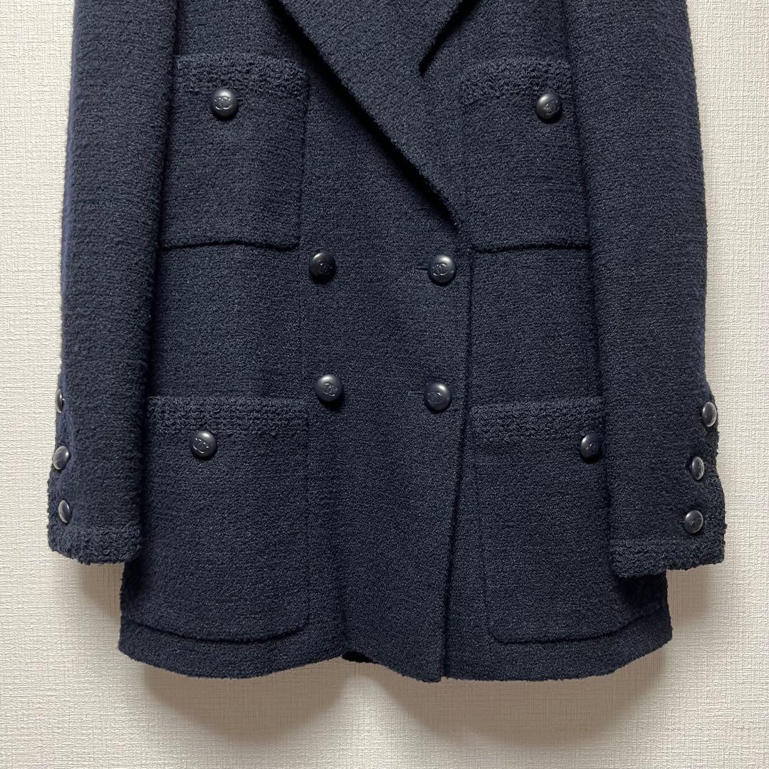 美品✨ CHANEL シャネル ココマーク ツイード ダブルジャケット 97C