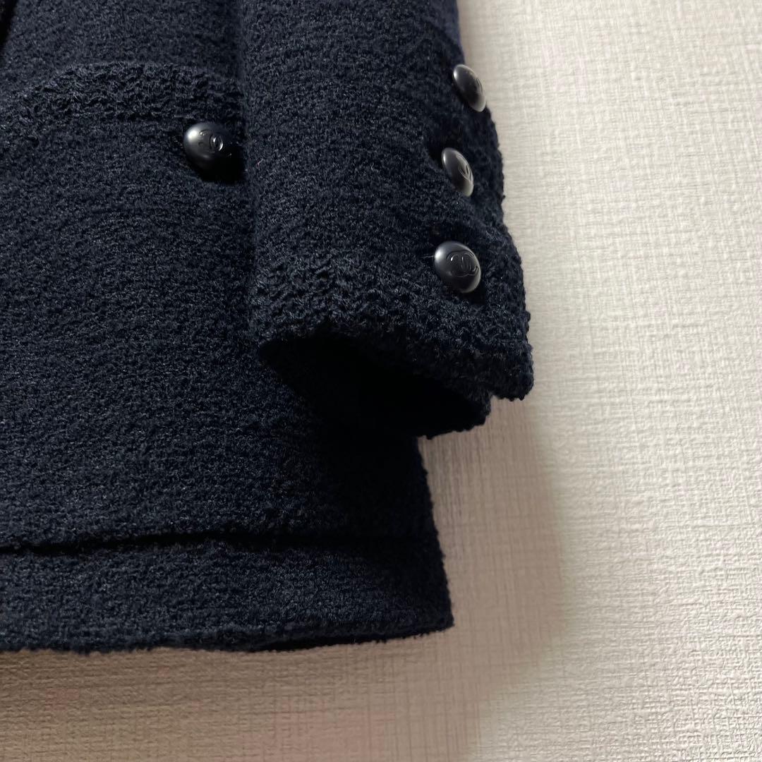 美品✨ CHANEL シャネル ココマーク ツイード ダブルジャケット 97C
