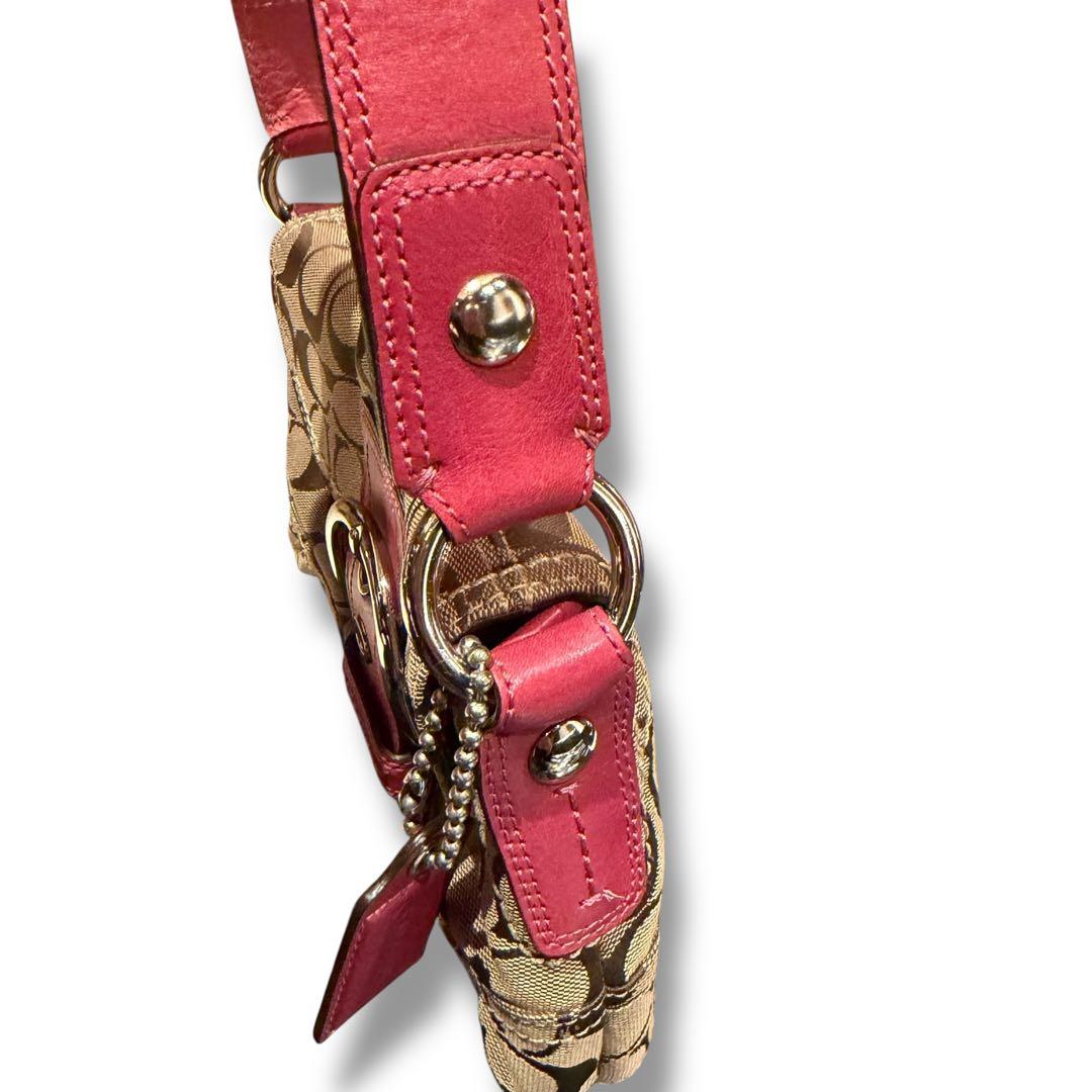 希少　COACH コーチ ショルダーバッグ ピンク ソーホー　11860 肩掛け