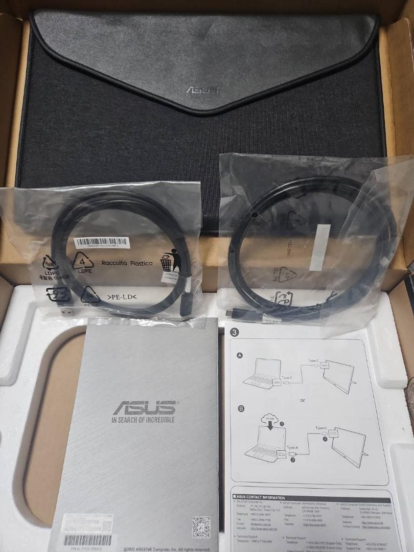 ASUS モバイルモニター　ディスプレイ　MB16ACV