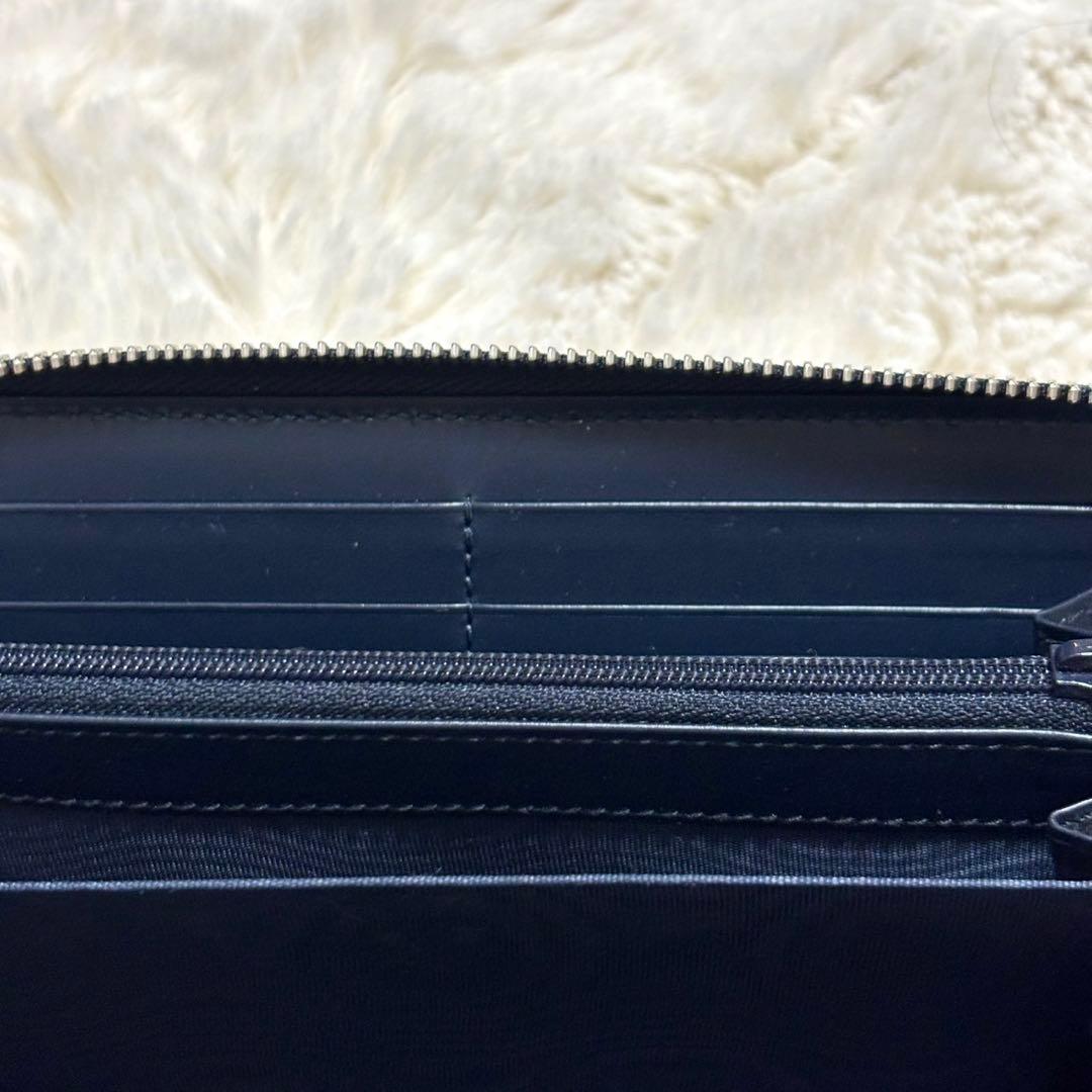 超美品！GUCCI 長財布 ネイビー