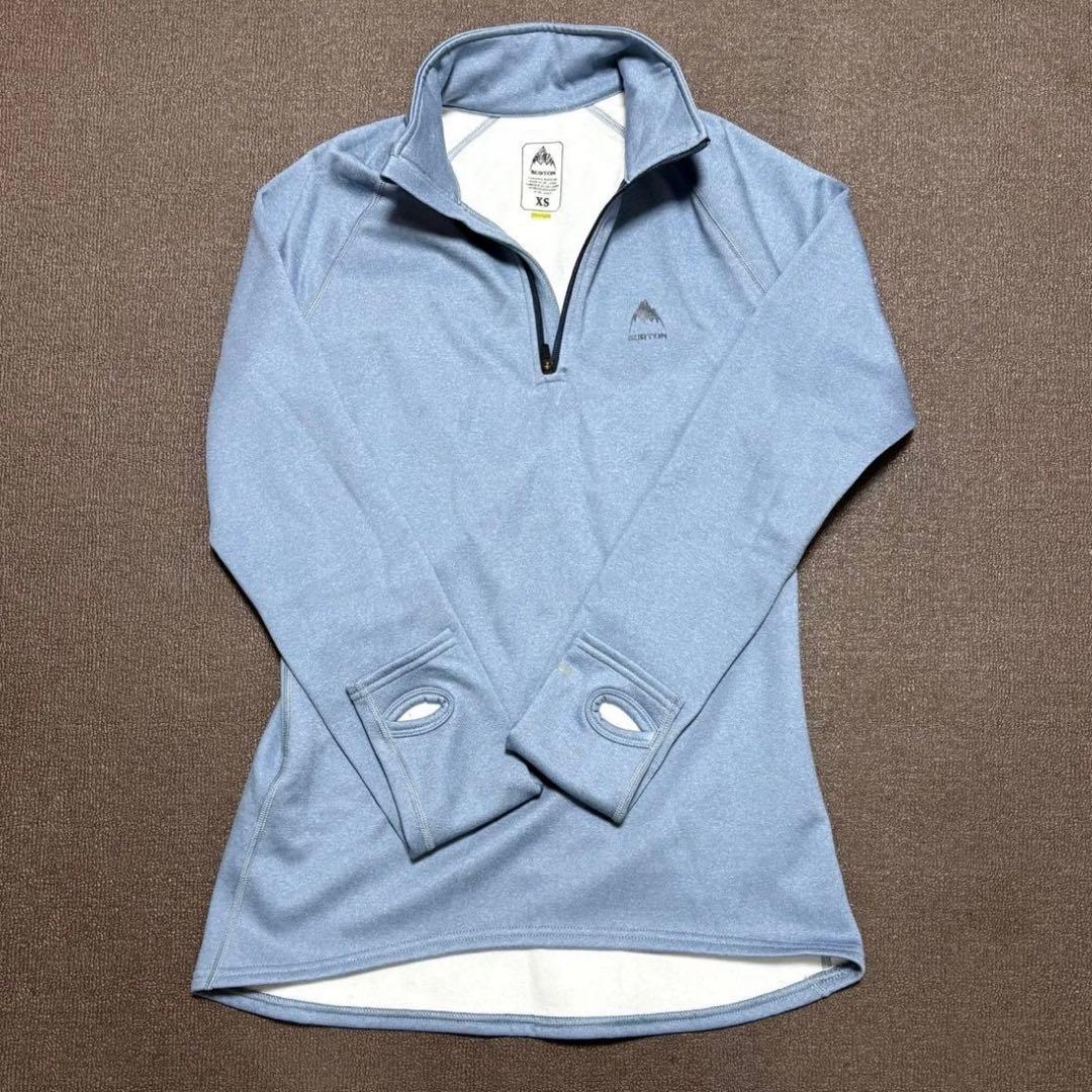 【新品】バートン ヘビーウェイトXベースレイヤー上下 XS ブルー