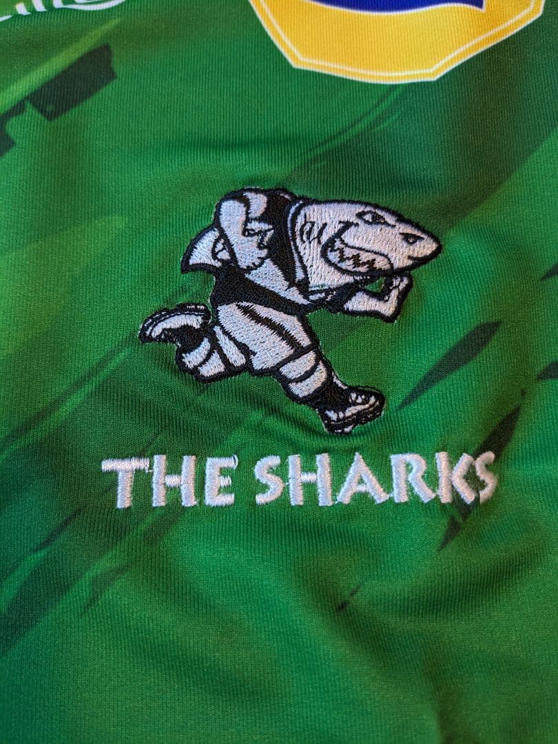 ラグビー 選手仕様ジャージ 南アフリカ シャークス サイズXL 新品