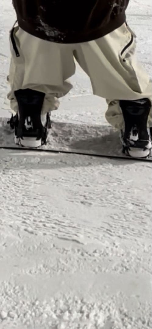 25-26 MAHF スノーボードウェア ビブパンツ ホワイト L