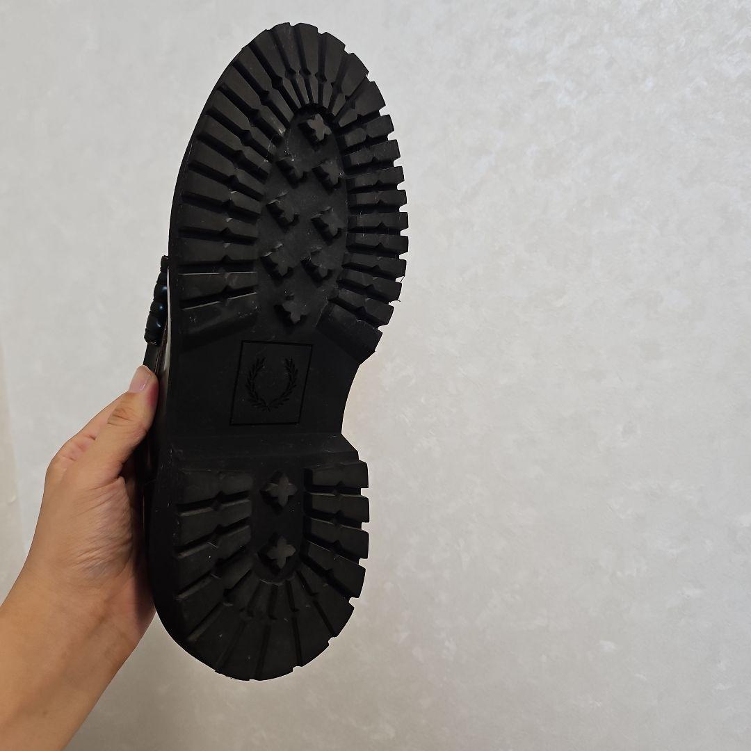 FRED PERRY ダークグリーン ローファー　24cm