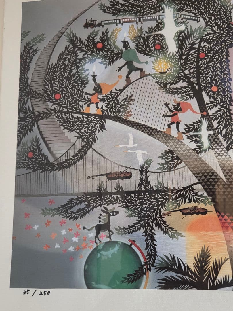 p*e様 藤城清治　地球讃歌　ジクレー35/250