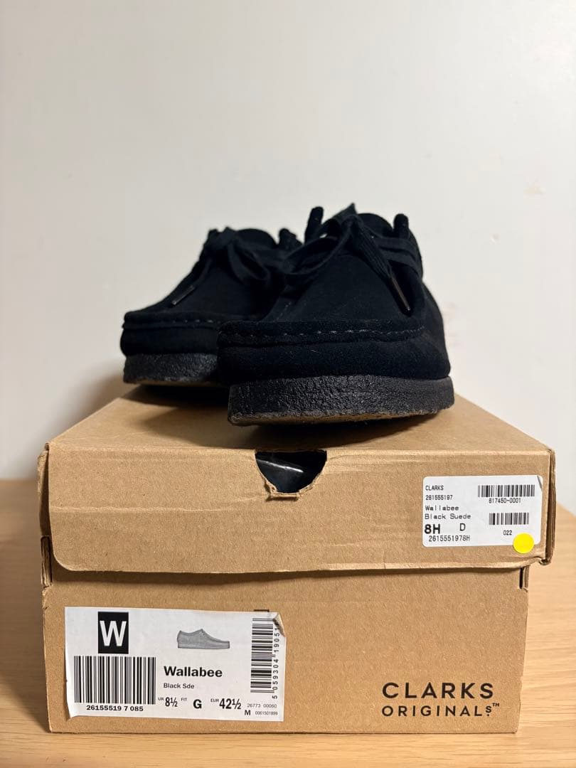 CLARKS ORIGINALS Wallabee ブラック 8H