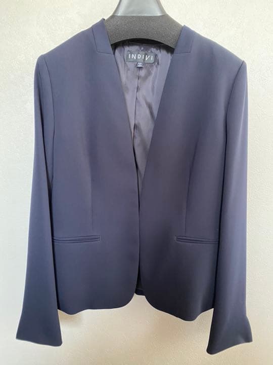 【Yumi】INDIVI 3点セット（ブラウス・ジャケット・スカート）