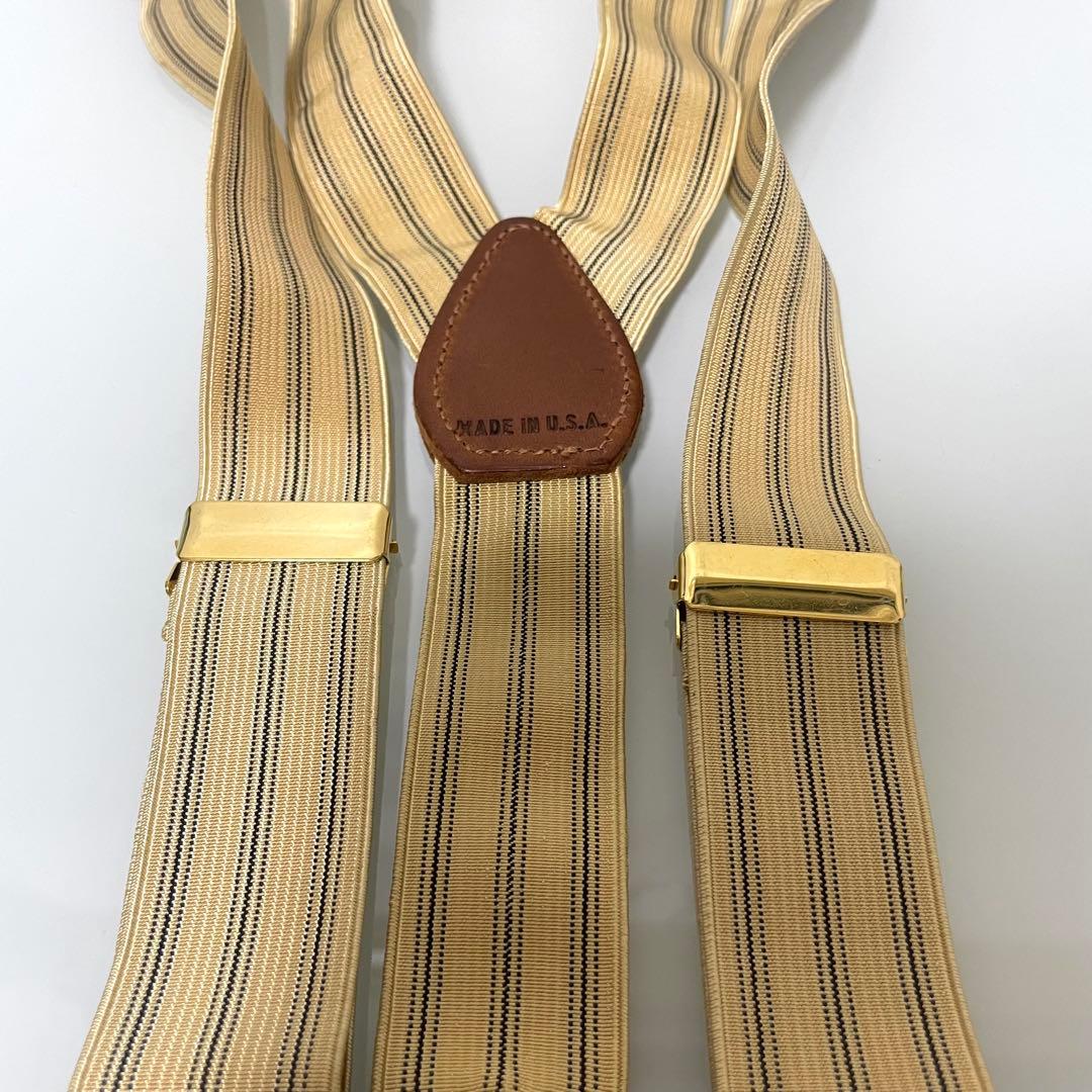 Ralph Lauren ラルフローレン サスペンダー ストライプ USA