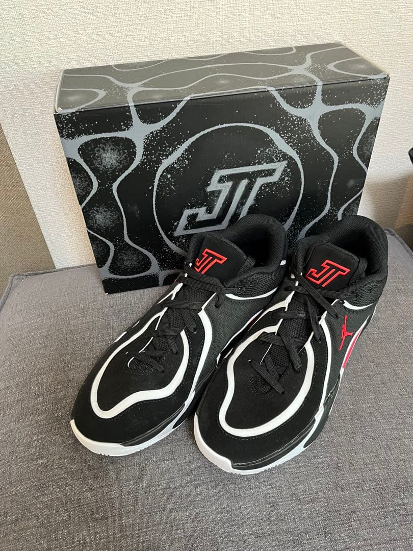 【最終値下げ】テイタム4 Jordan バスケットボールシューズ ブラックレッド