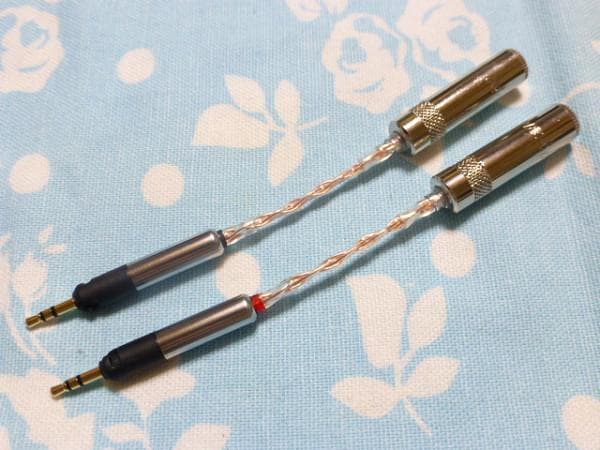 Kimber 3.5mm×2 → ATH R70X ロック機構付 変換ケーブル