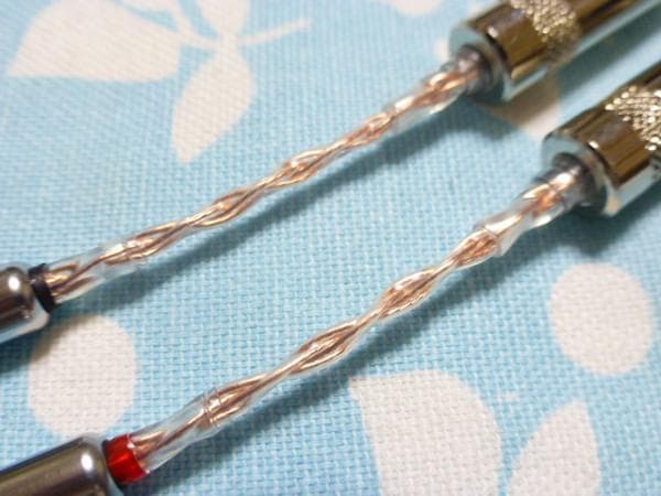 Kimber 3.5mm×2 → ATH R70X ロック機構付 変換ケーブル