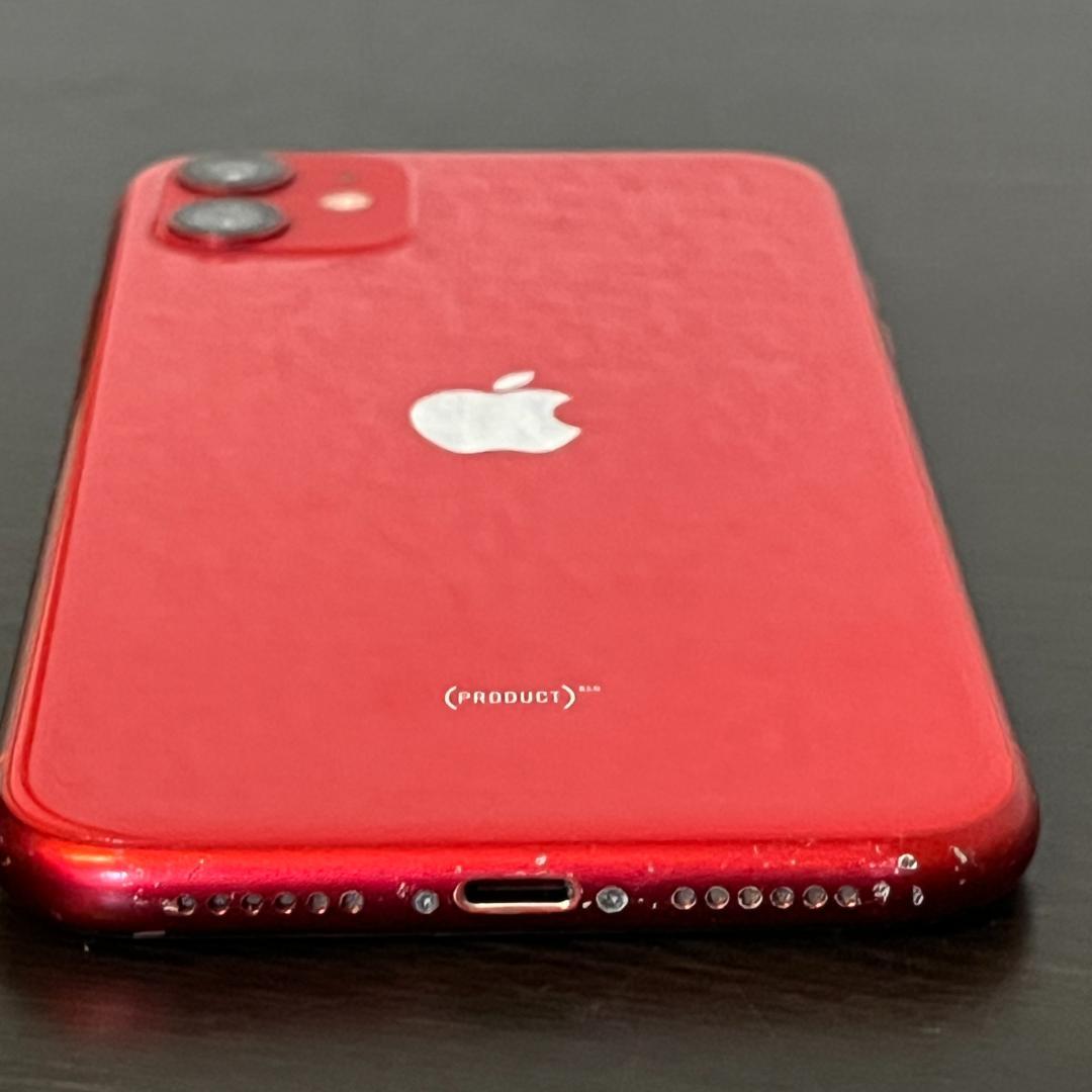 【中古】au iPhone 11 64GB プロダクトレッド【動作確認済み】