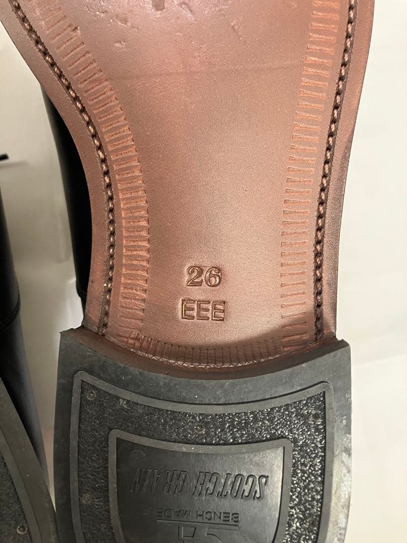 SCOTCH GRAIN ドレスシューズ 黒 日本製