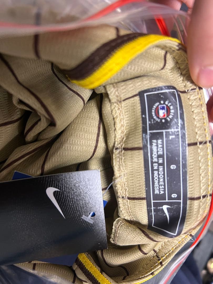 DARVISH 11 ユニフォーム ベージュ ストライプ