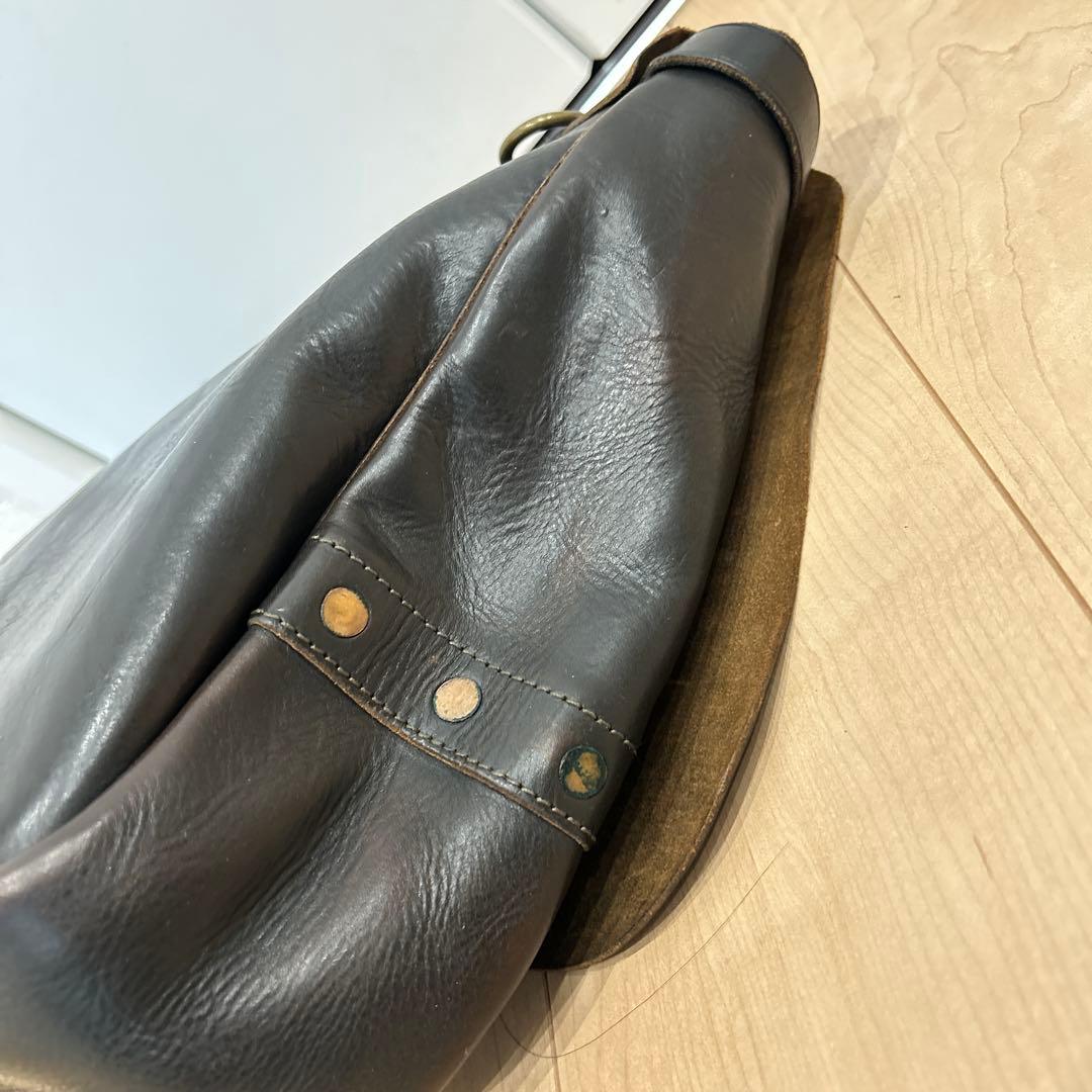 RRLのショルダーバッグ茶芯