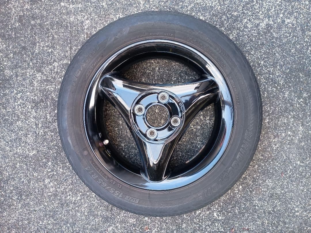 ②１４インチ　社外アルミホイール・タイヤセット　中古