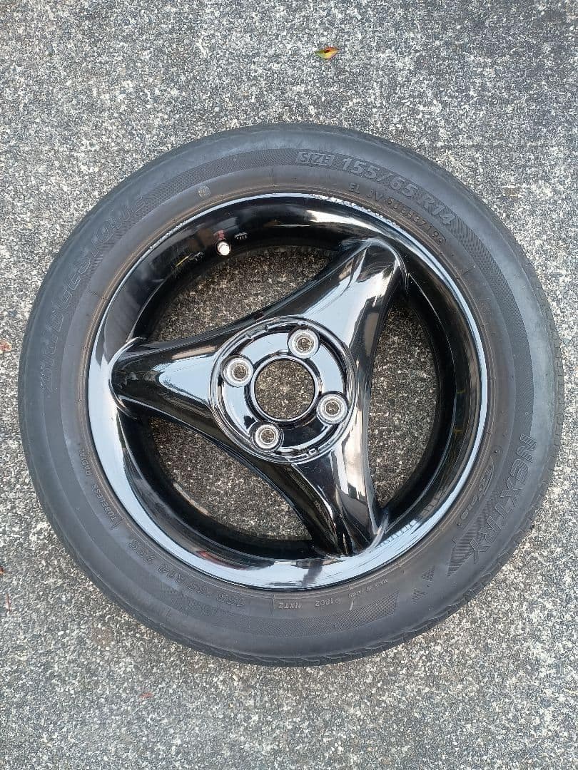 ②１４インチ　社外アルミホイール・タイヤセット　中古