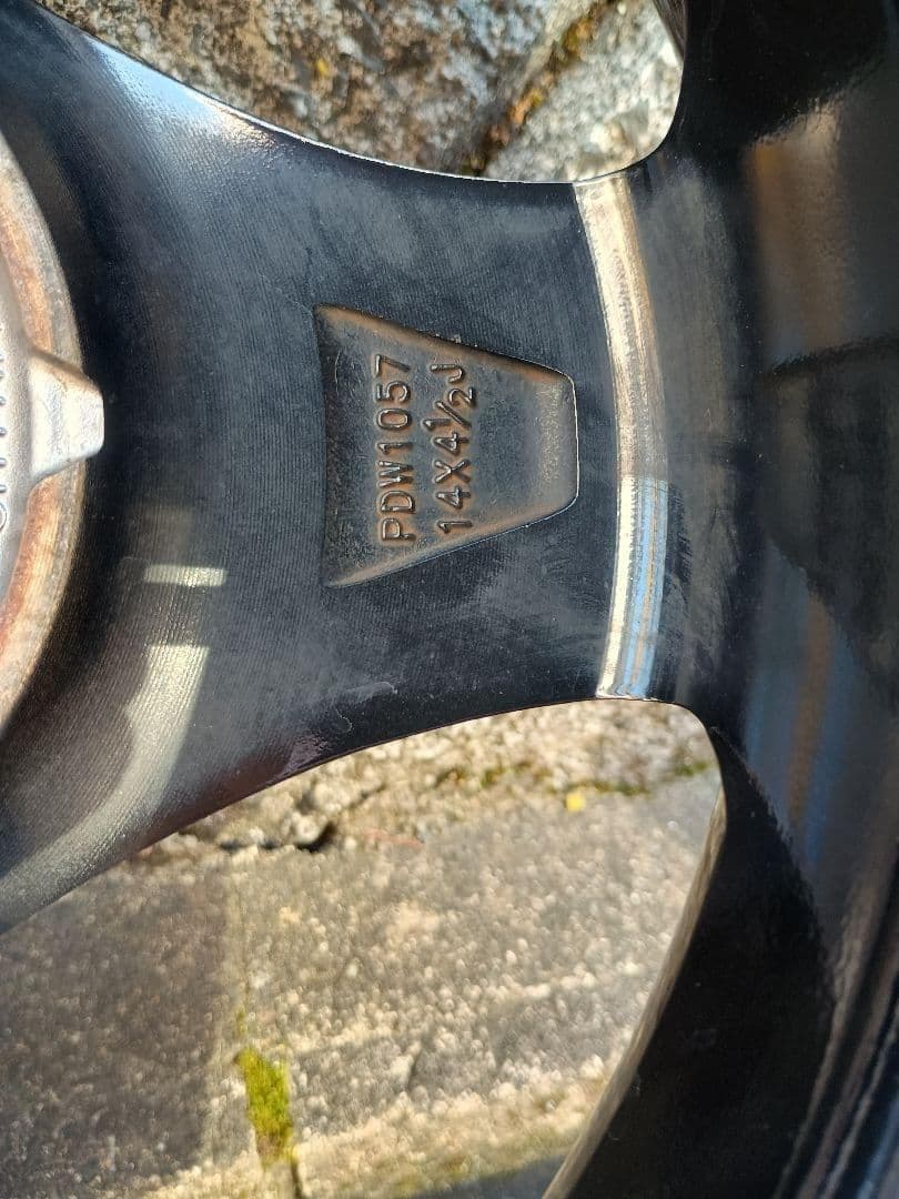 ②１４インチ　社外アルミホイール・タイヤセット　中古