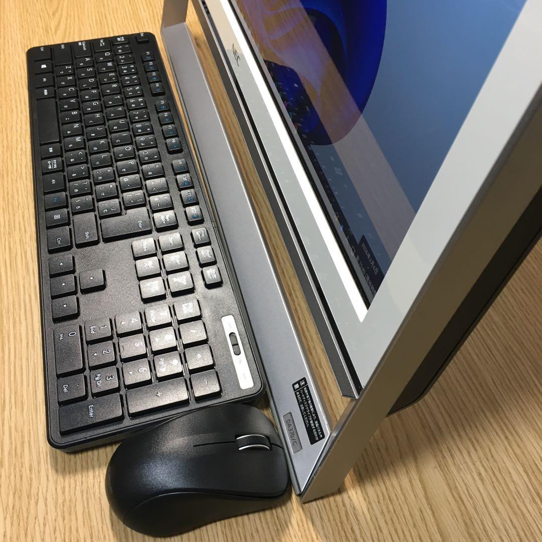 フルセット NEC Win11 地デジ 一体型 21.5'モニター デスクトップ