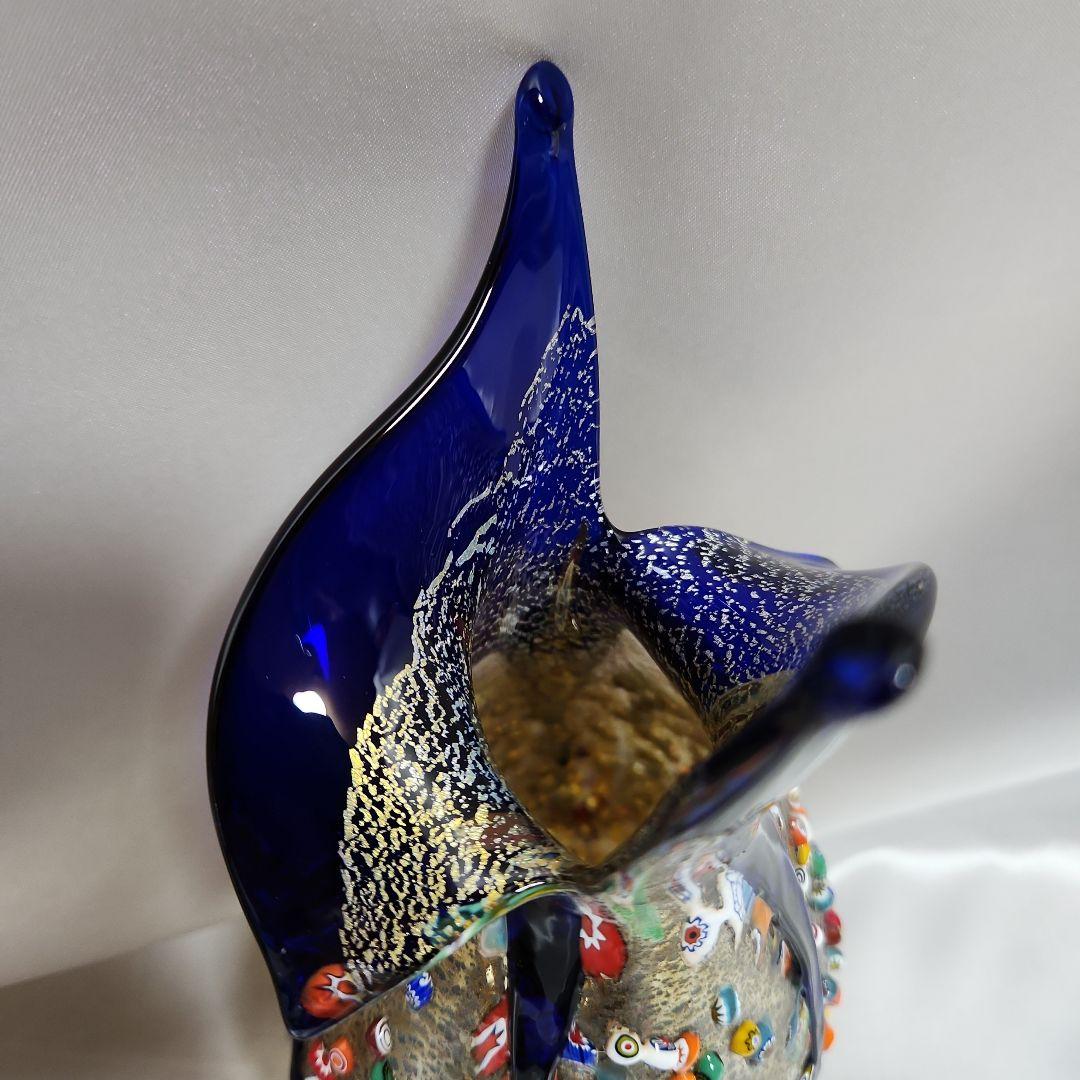 n*o様 ベネチアンガラス ミルフィオリ 花瓶 ムラーノガラス ヴェネチアンガラ