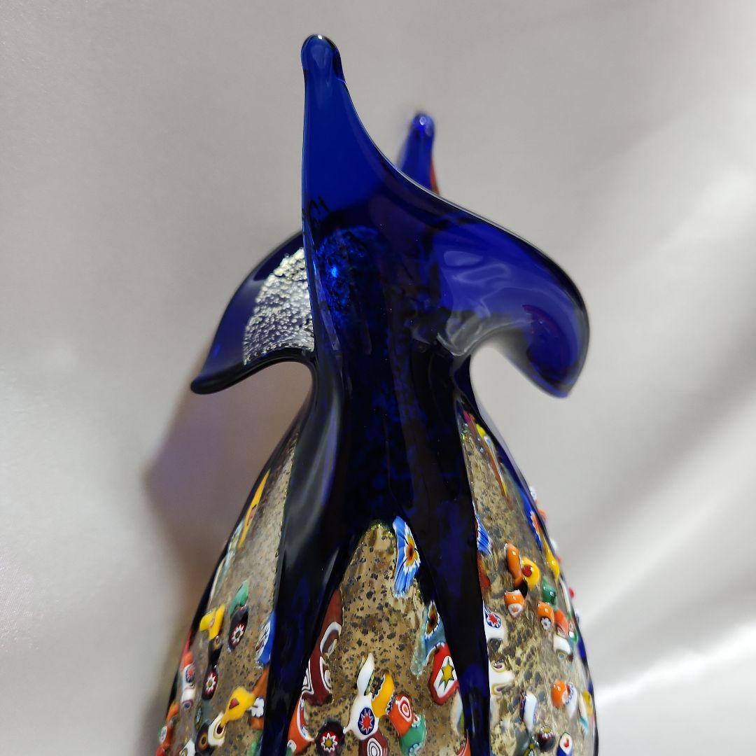 n*o様 ベネチアンガラス ミルフィオリ 花瓶 ムラーノガラス ヴェネチアンガラ