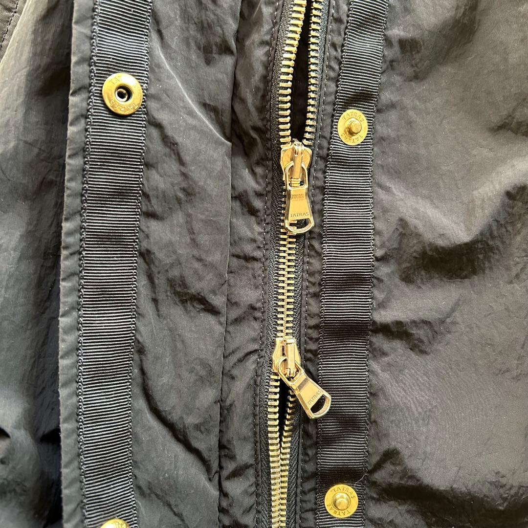 タトラス　EUDEMO モッズコート　フード付き　黒