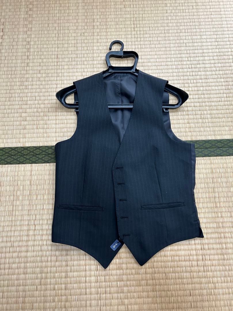 【新品未使用】スリーピース スーツ Y5ウール混素材 秋冬 2ツボタン スリム