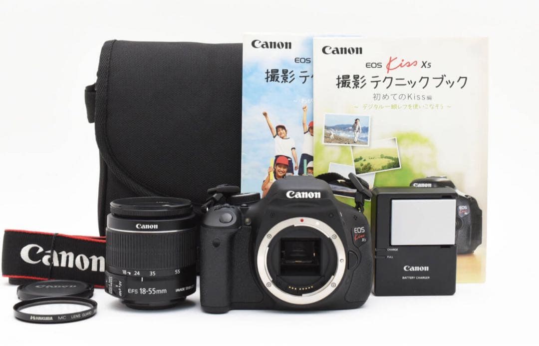 EOS Kiss X5 一眼レフ デジタルカメラ EFS18-55　CANON