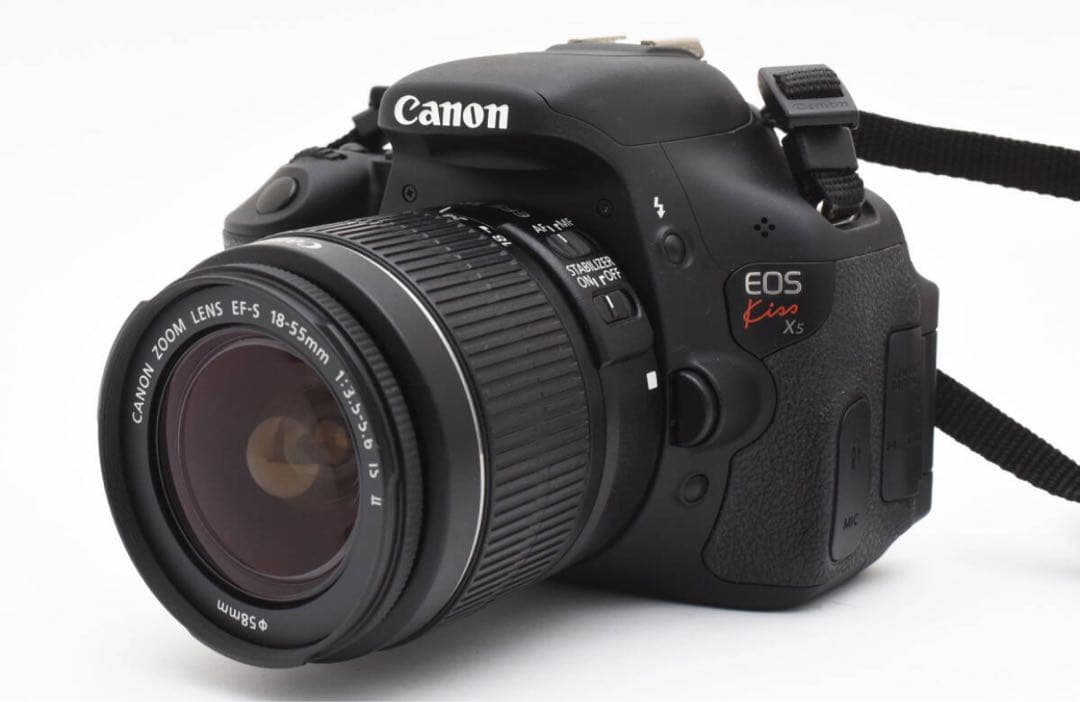 EOS Kiss X5 一眼レフ デジタルカメラ EFS18-55　CANON
