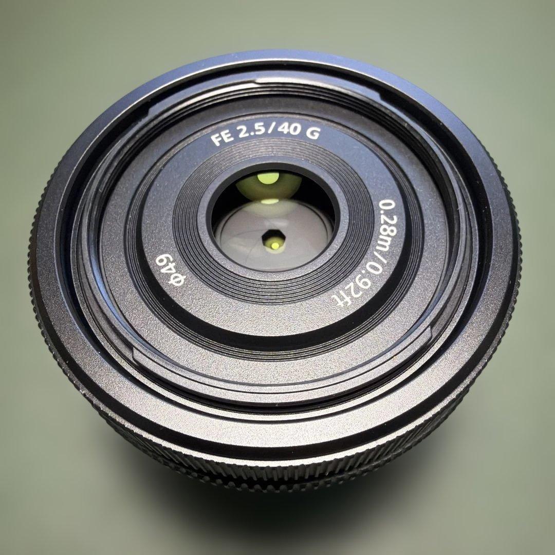 未使用に近い、SONY FE 40mm F2.5 G レンズ