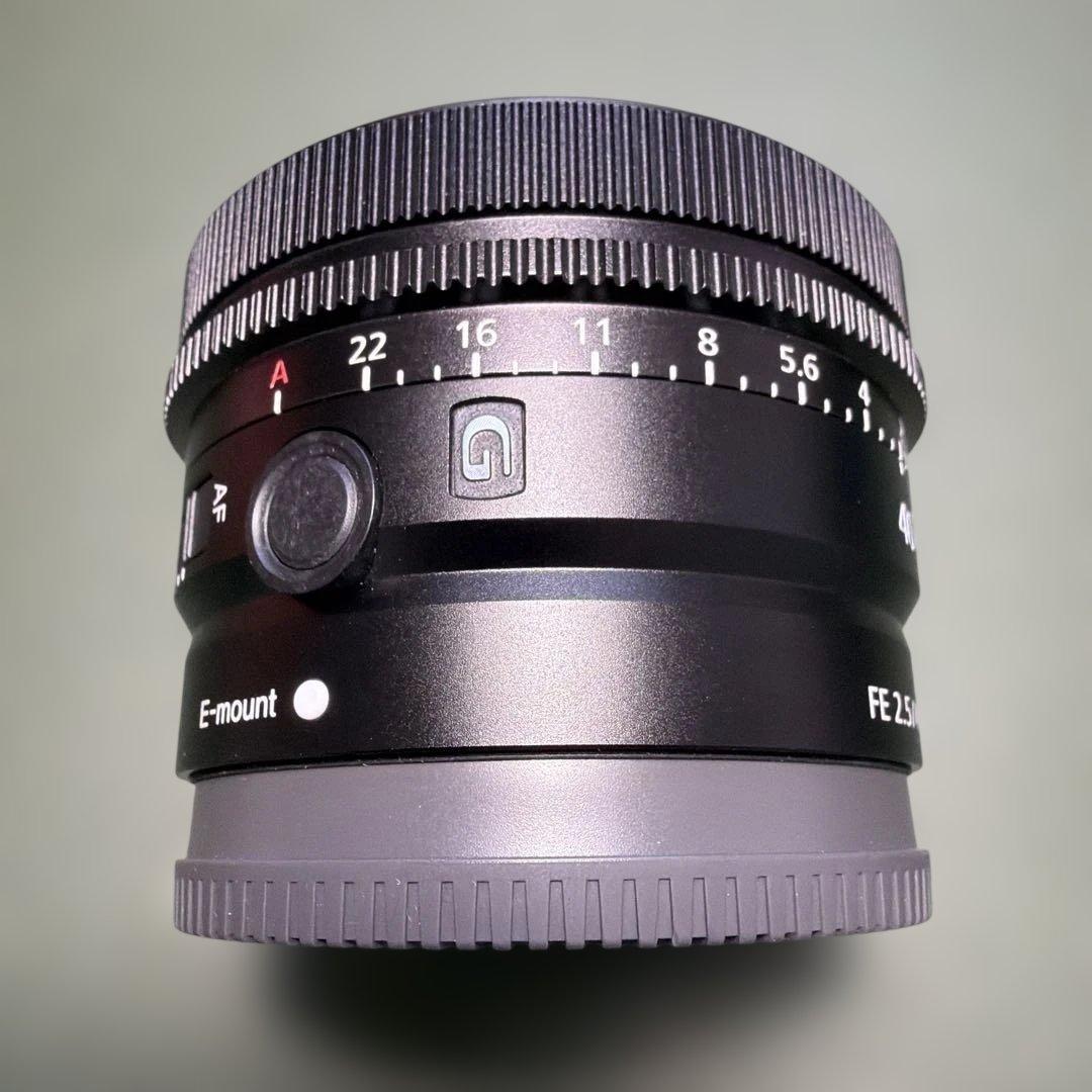 未使用に近い、SONY FE 40mm F2.5 G レンズ