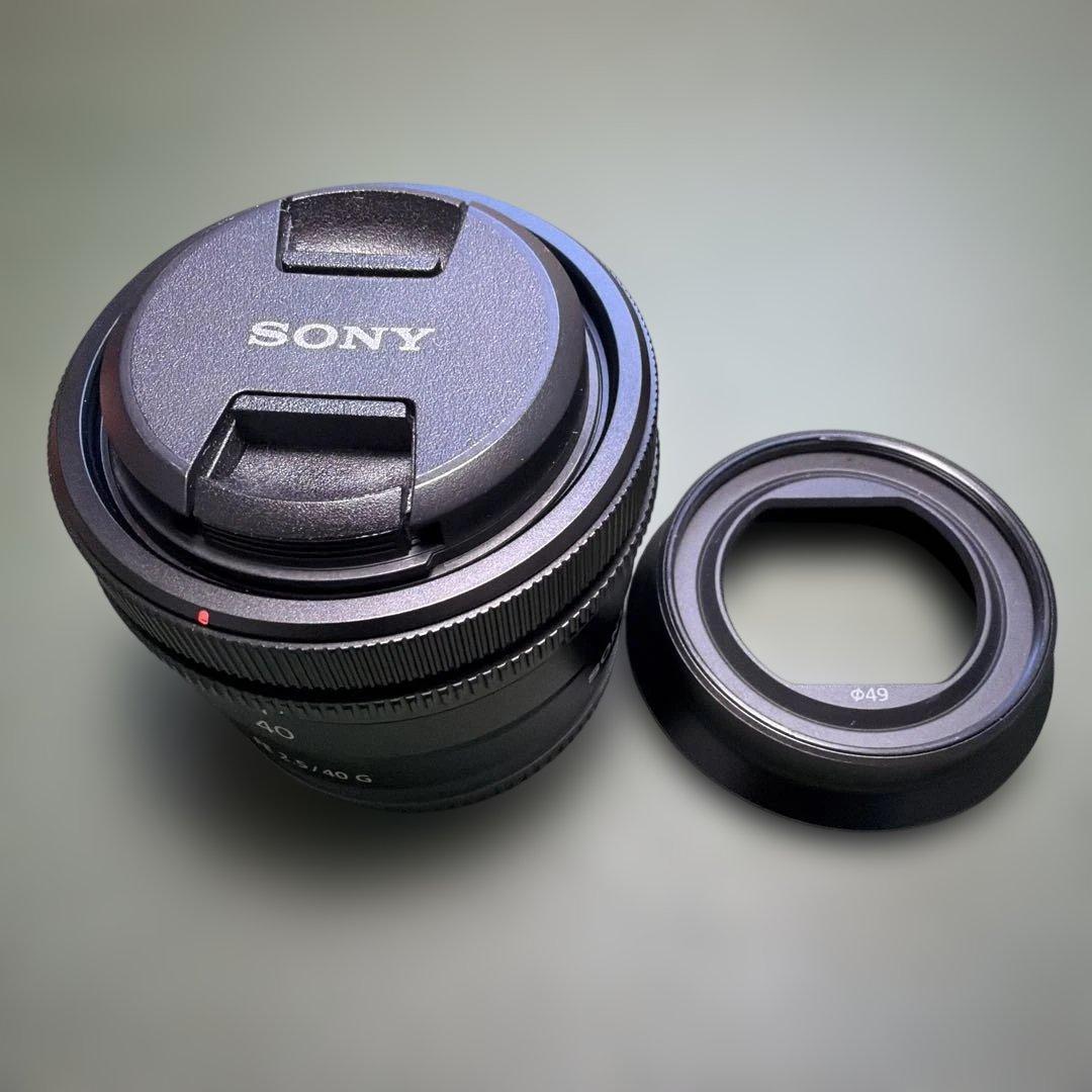 未使用に近い、SONY FE 40mm F2.5 G レンズ