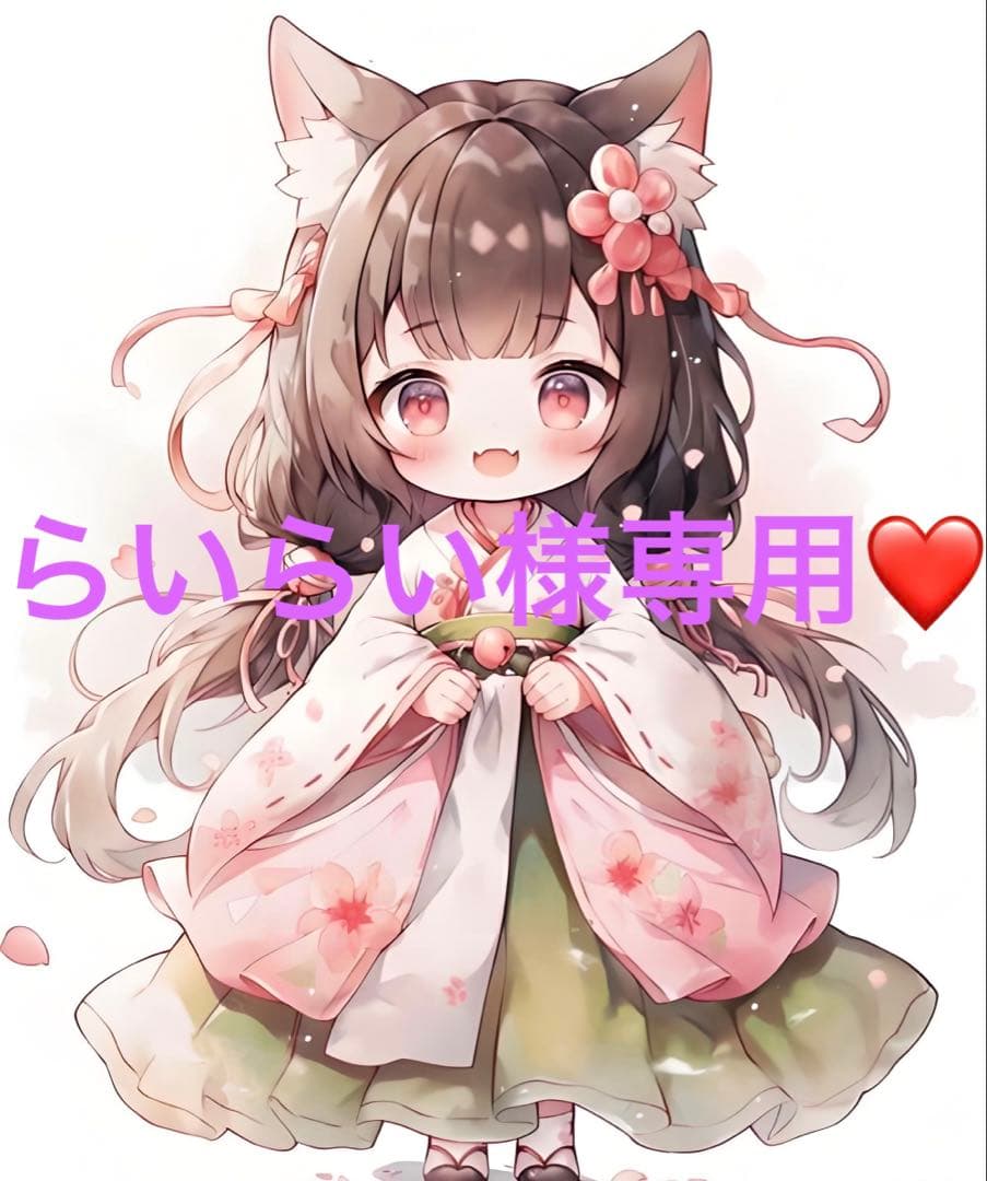 【らいらい】ロリcat春の桜　ゴスロリ・ロリータドレス　Mサイズ