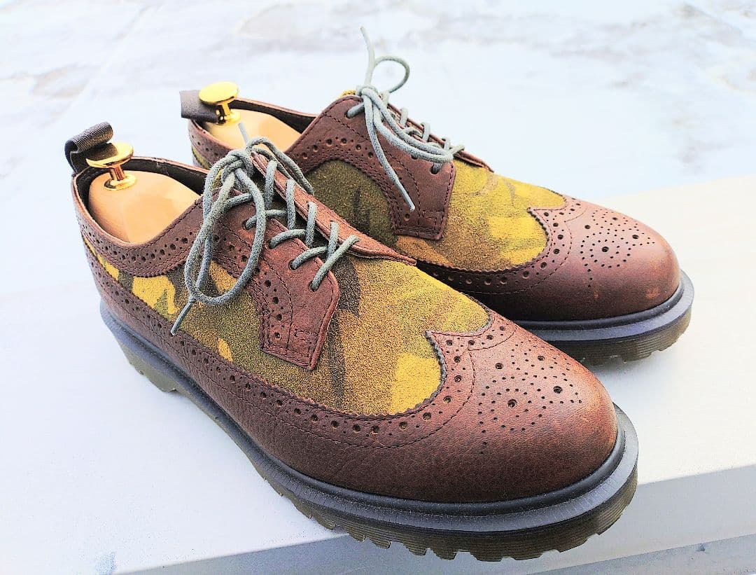 ●Dr.Martens ウィングチップ❴迷彩❵UK8